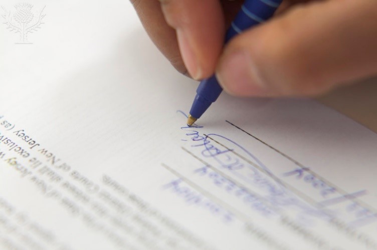Property Management Lease Signing