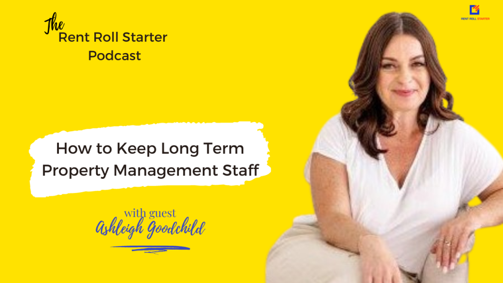 Photo of woman with caption: how to keep long term property management staff